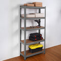 Heavy Duty 5 Tier Steel & MDF 150cm High Storage Rack – 1325kg Capacity, Grey