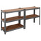 Heavy Duty 5 Tier Steel & MDF 150cm High Storage Rack – 1325kg Capacity, Grey