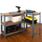 Heavy Duty 5 Tier Steel & MDF 150cm High Storage Rack – 1325kg Capacity, Grey